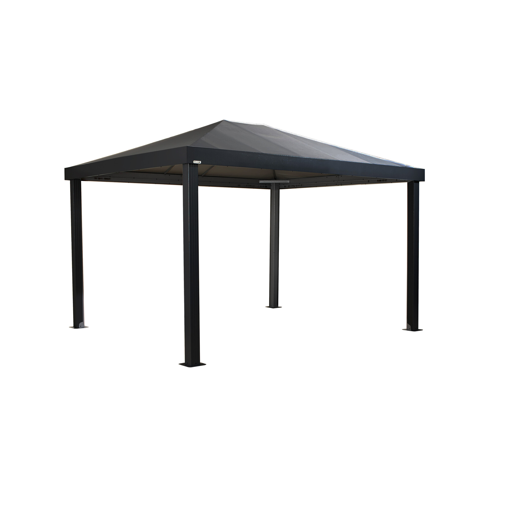 ShelterLogic Sojag Monteserra Gazebo - 10ft. x 12ft., Rectangle, Aluminum Frame, Gray, Model# 500-9168211